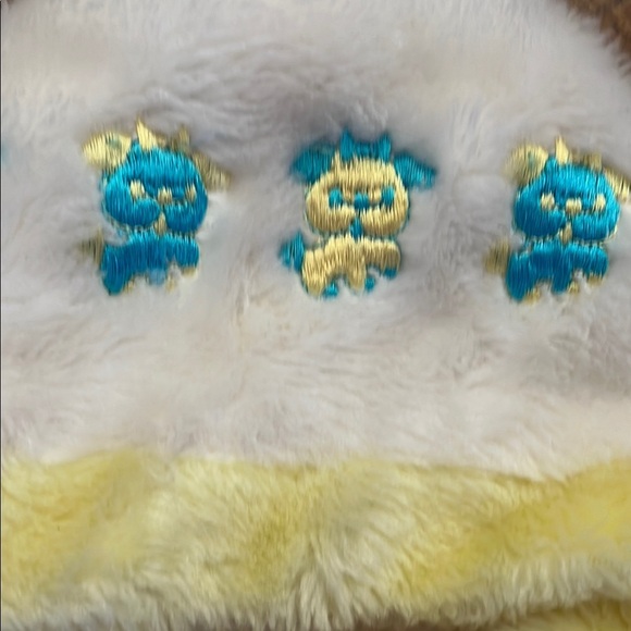 Vintage Yellow Fuzzy Baby Bunting with Hood - Picture 2 of 5